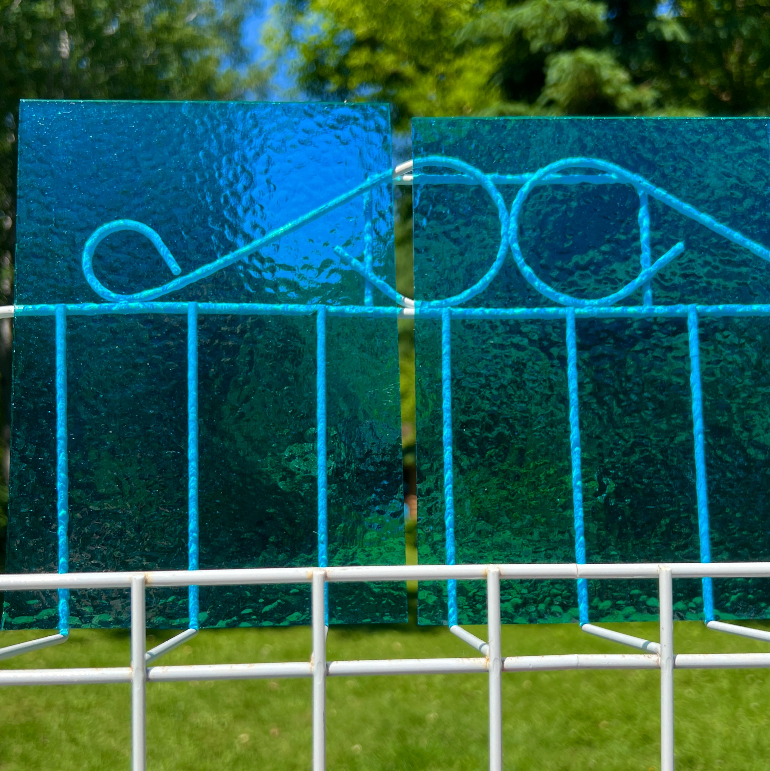 Tahitian Blue Stained Glass - 2 Sheet Packs | 2 Size Options